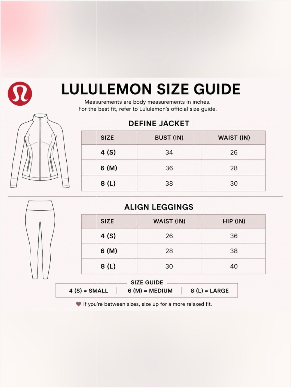 Lululemon Define Jacket + Leggings Set – Bone White Gold zipper – Brand New - Picture 5 of 5